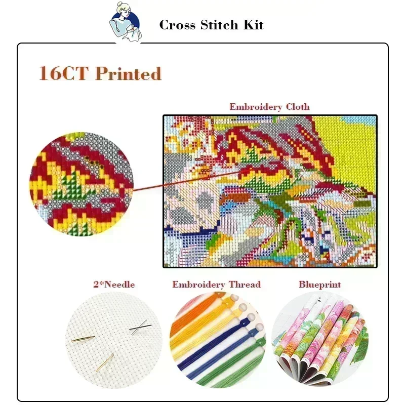 Joy Sunday Cross Stitch Kit Sn - огляд і ціна Embroidery Meaning