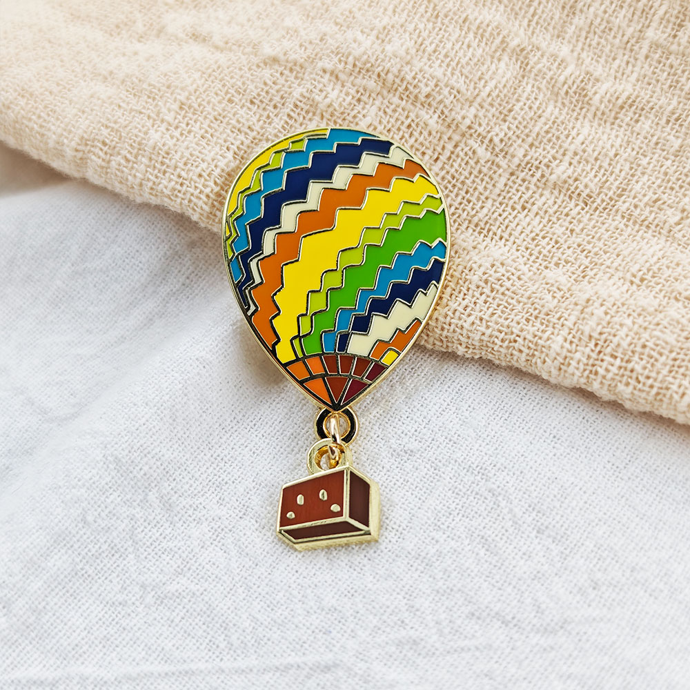 Rainbow Striped Hot Air Balloo - огляд і ціна Embroidery Bali