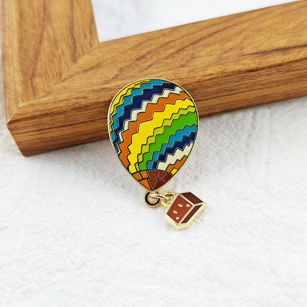 Rainbow Striped Hot Air Balloo - огляд і ціна Embroidery Bali