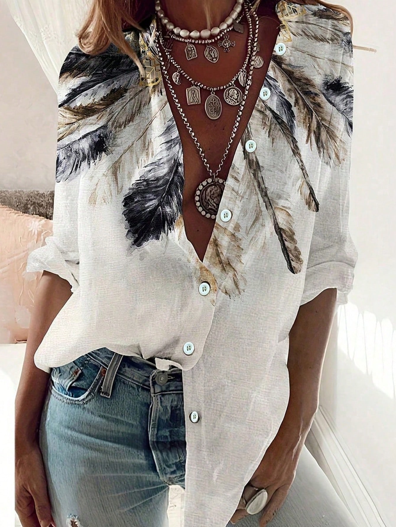 Women's Western ethnic print f - огляд і ціна Embroidery Online