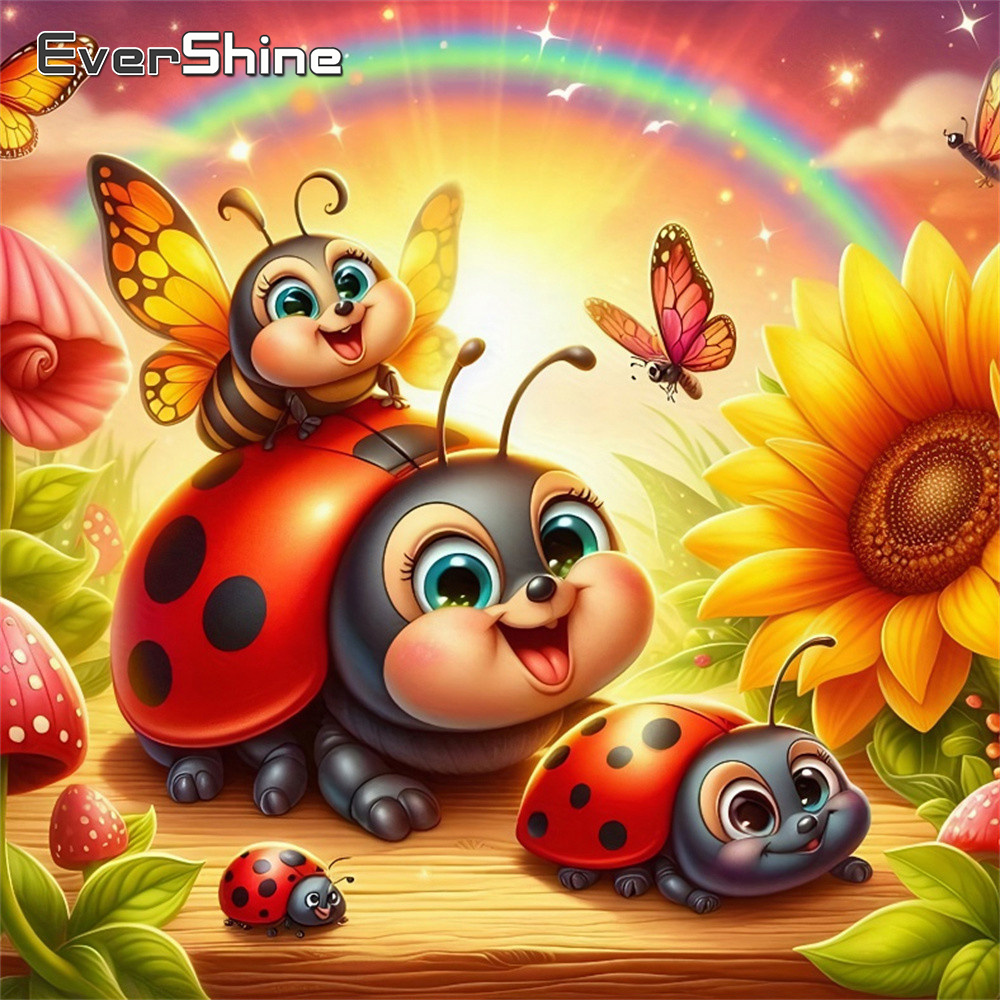 Evershine Diamond Mosaic Ladyb - огляд і ціна Embroidery Lady Bug