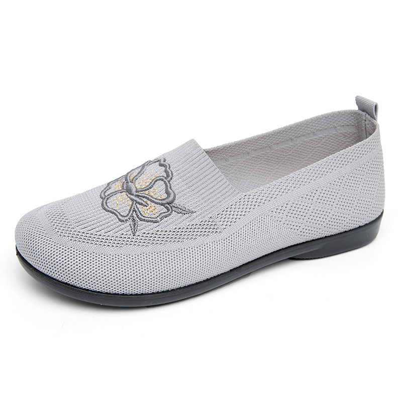 Women Knit Slip On Loafers Flo - огляд і ціна Embroidery Garments
